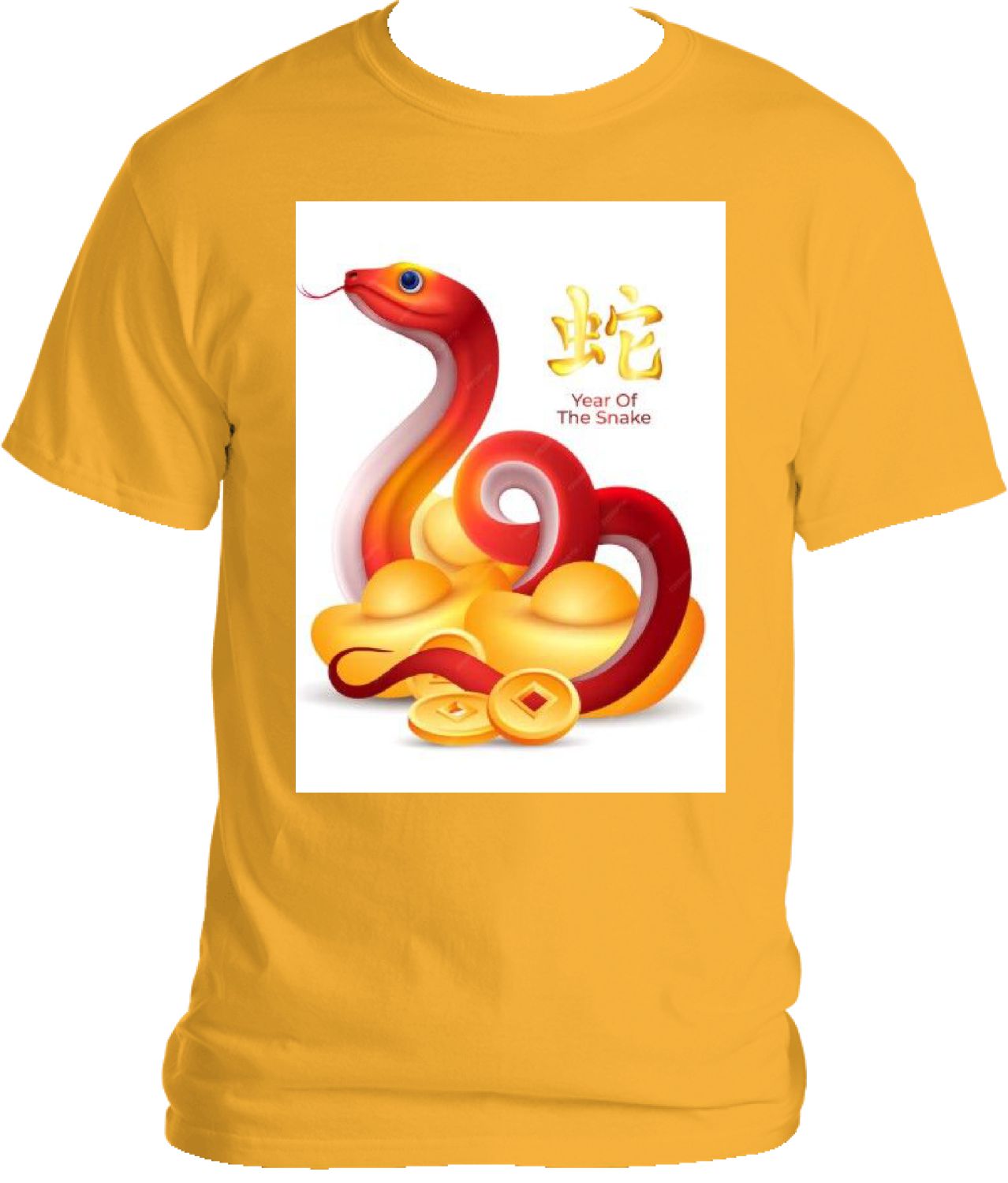 YEAR OF THE SNAKE 2025 TEE IN DAISY