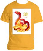 YEAR OF THE SNAKE 2025 TEE IN DAISY