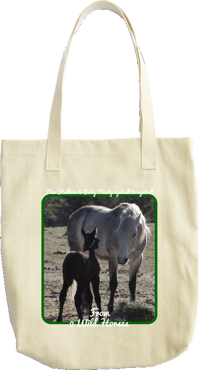 9 Wild Horses tote