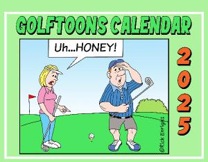 GOLFTOONS CALENDAR 2025