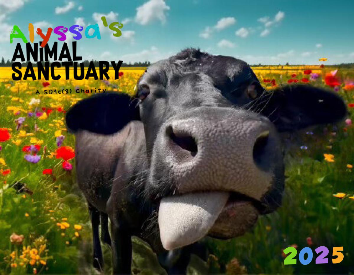 Alyssa's Animal Sanctuary 2025 Pig Calendar!