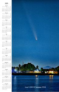 Comet C2023 A3 - Tsuchinshan-ATLAS Calendar 2025