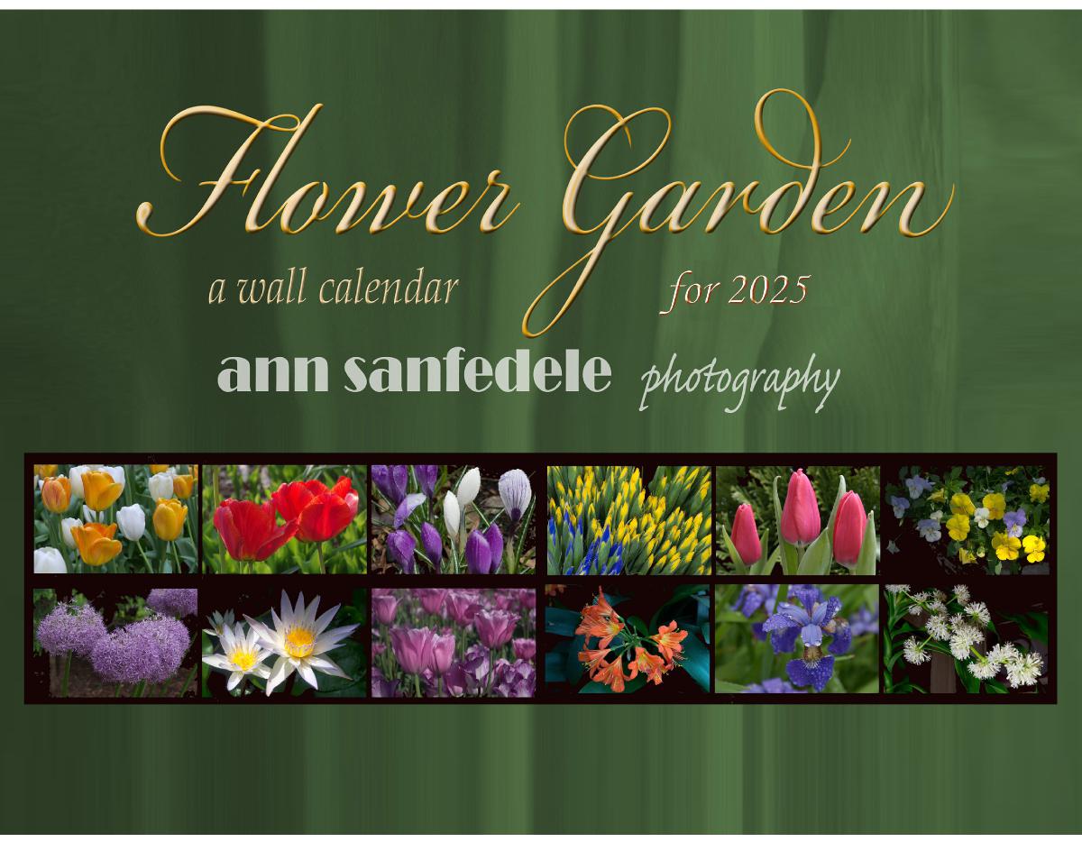 Flower Garden Wall Calendar