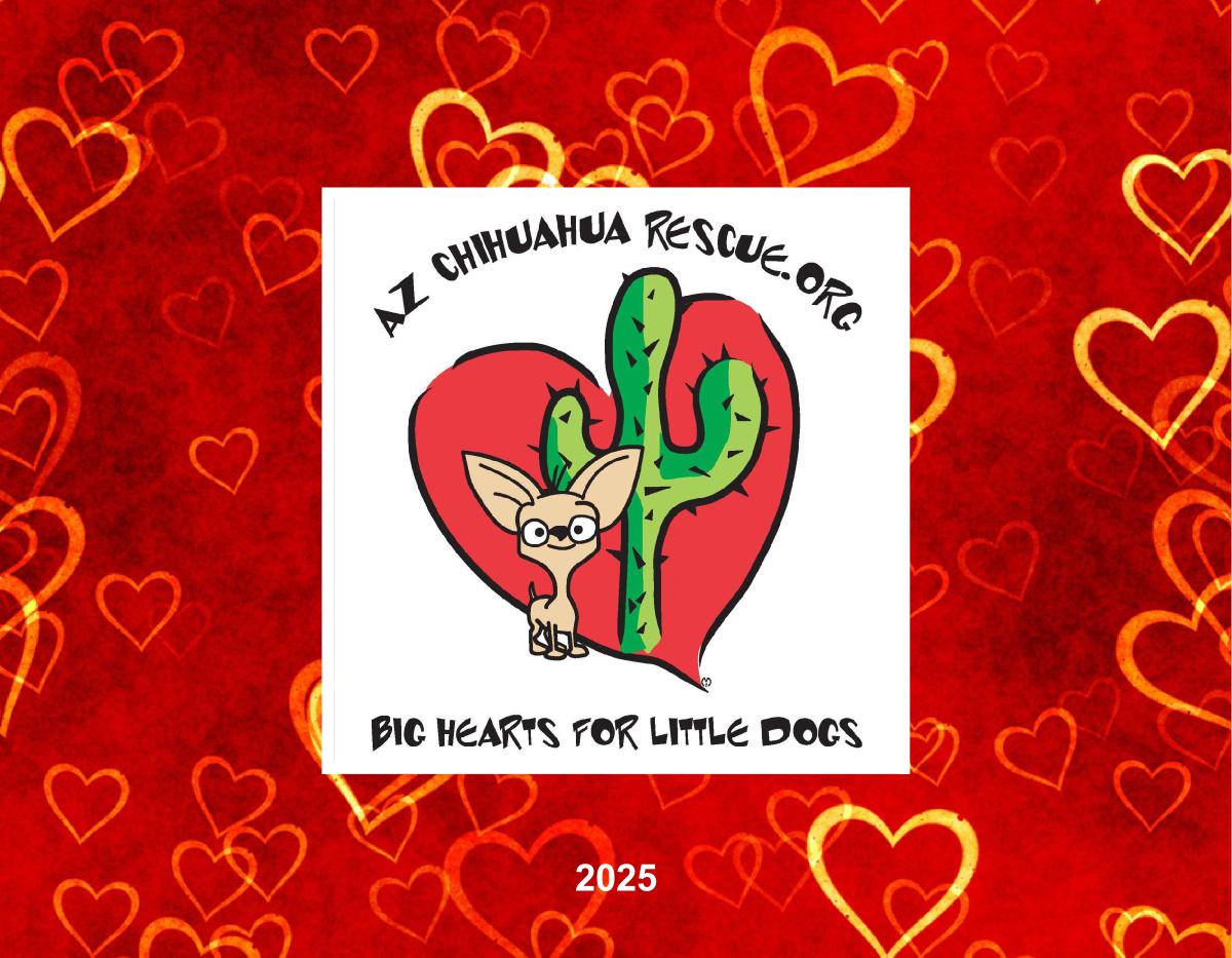 AZ Chihuahua Rescue 2025 Calendar