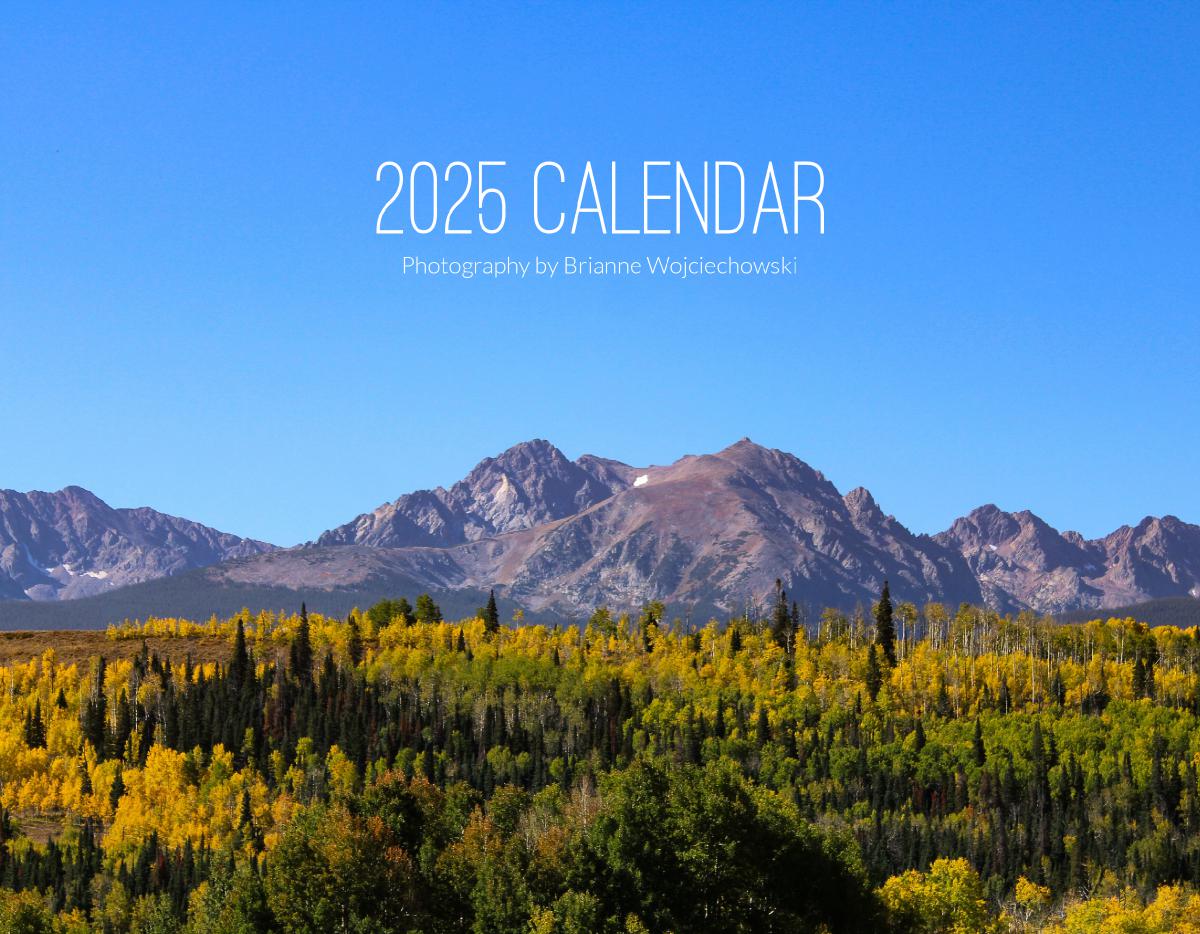 2025 BriWojPhoto Wall Calendar