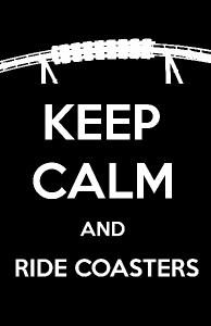 Keep Calm Ride Coasters 11x17 Poster Fury