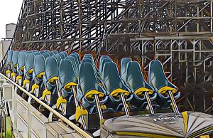 Fury 325 Train Photo Poster