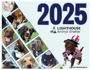 2025 Lighthouse Animal Shelter Calendar