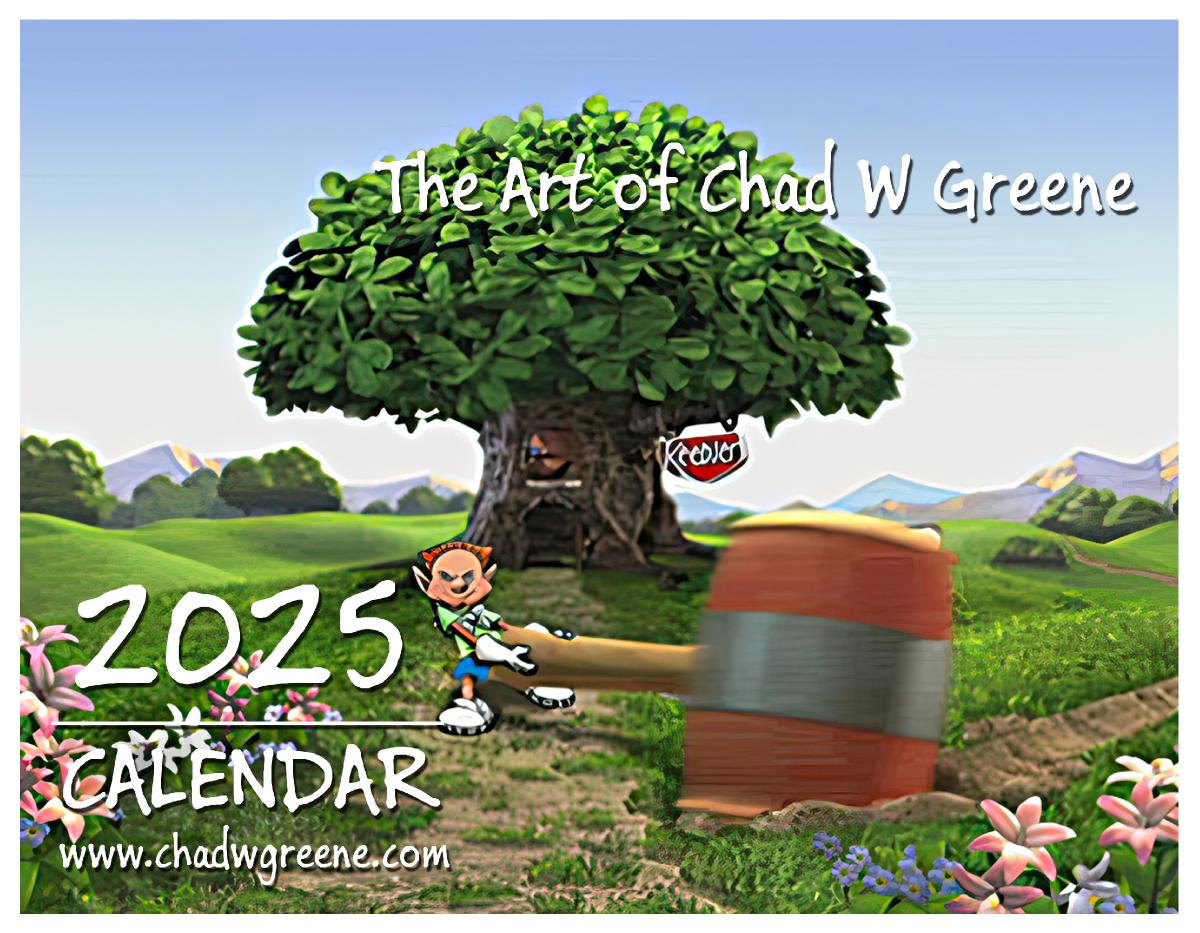 The Art of Chad W Greene - 2025 Calendar