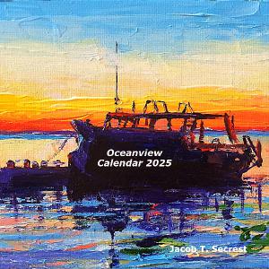 Oceanview Calendar 2025 - 12x12