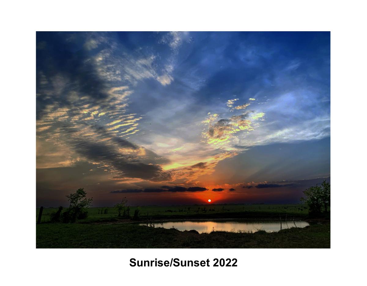 Sunrise/Sunset Calendar 2022 | Create Photo Calendars