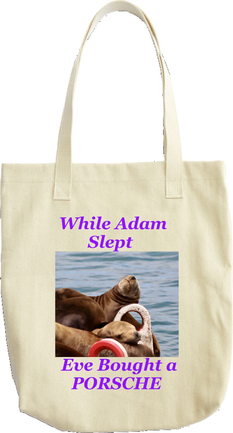 Tote Bag; Adam Slept