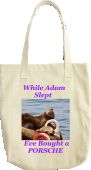 Tote Bag; Adam Slept