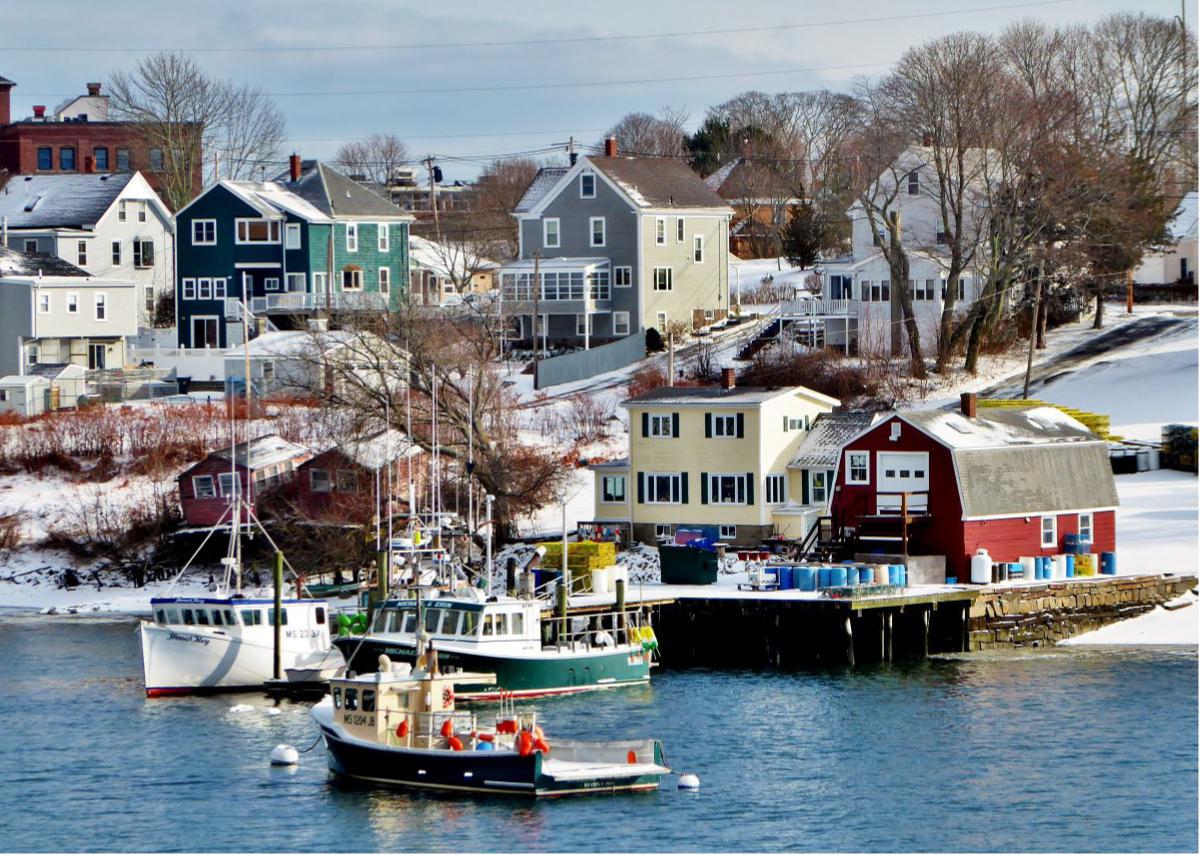 Bartlett's Wharf in Winter