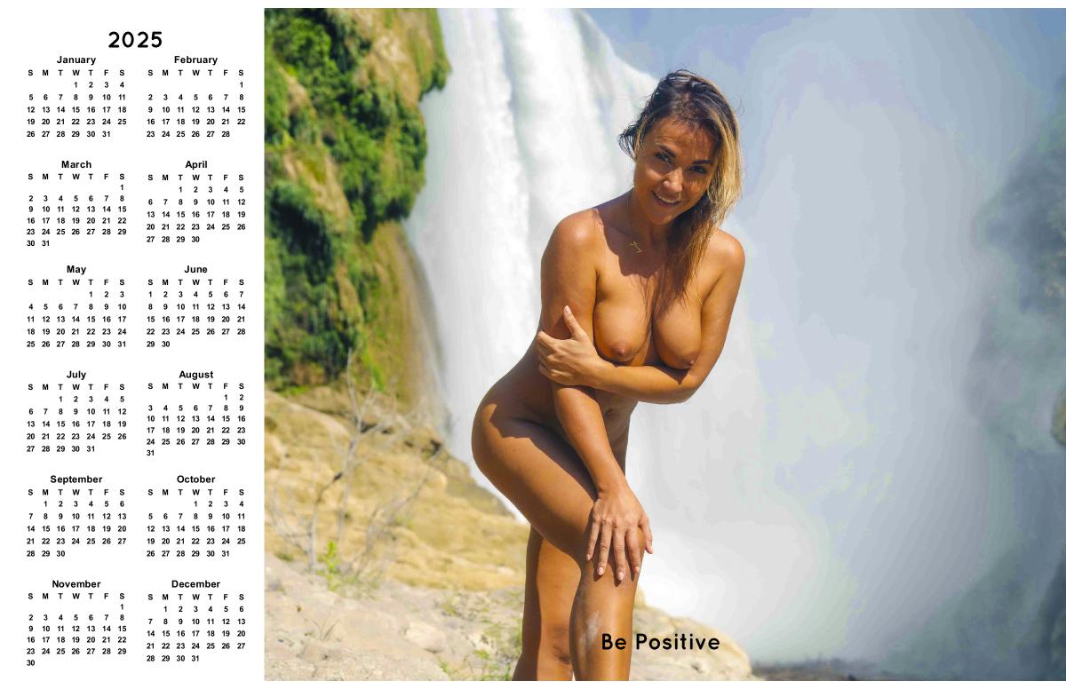 2025 Waterfall 2 Poster Calendar Jenny Scordamagli