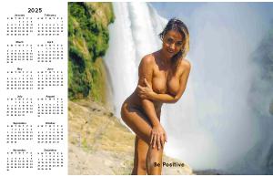 2025 Waterfall 2 Poster Calendar Jenny Scordamagli