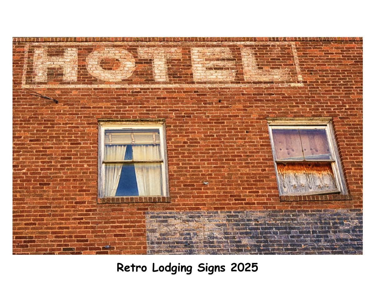 Retro Lodging Signs 2025