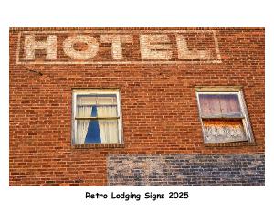 Retro Lodging Signs 2025