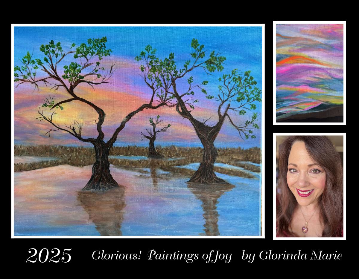 2025 Wall Calendar - Glorious! Paintings of Joy