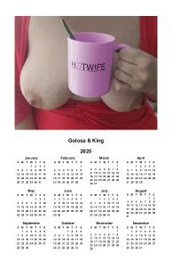 Calendario 2025 Golosa Taza Hotwife