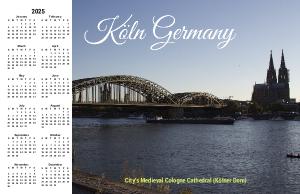 Cologne Cathedral (Kölner Dom) Calendar 2025