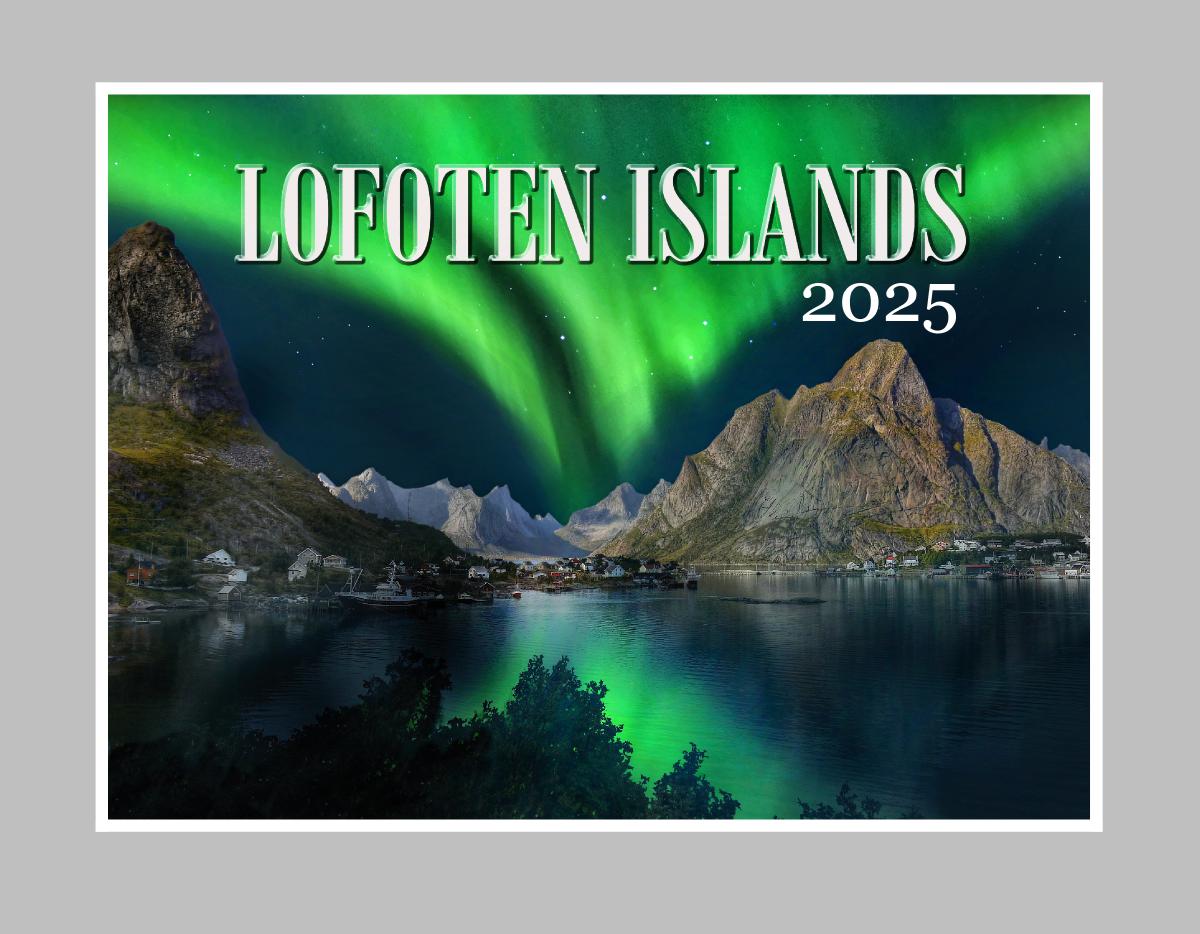 2025 Lofoten Islands XL Wall Calendar