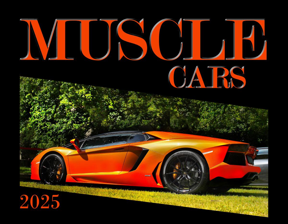 2025 Muscle Cars Wall Photo Calendar