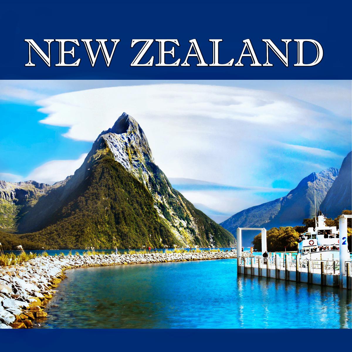 New Zealand SQ Wall Calendar 2025