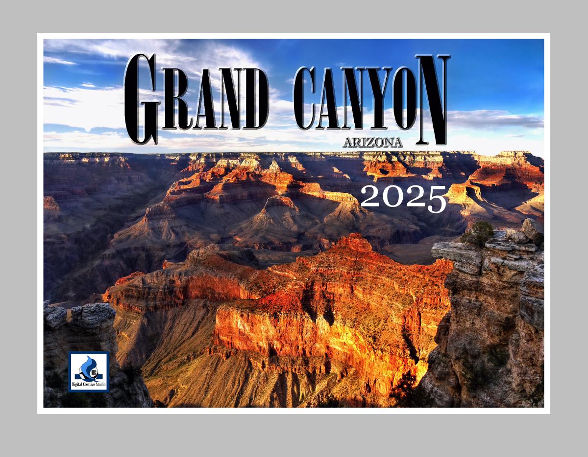 2025 Grand Canyon XL Wall Calendar