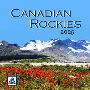 2025 Canadian Rockies SQ Wall Calendar