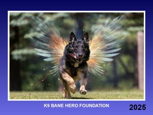 2025 K9 Bane Hero Calendar