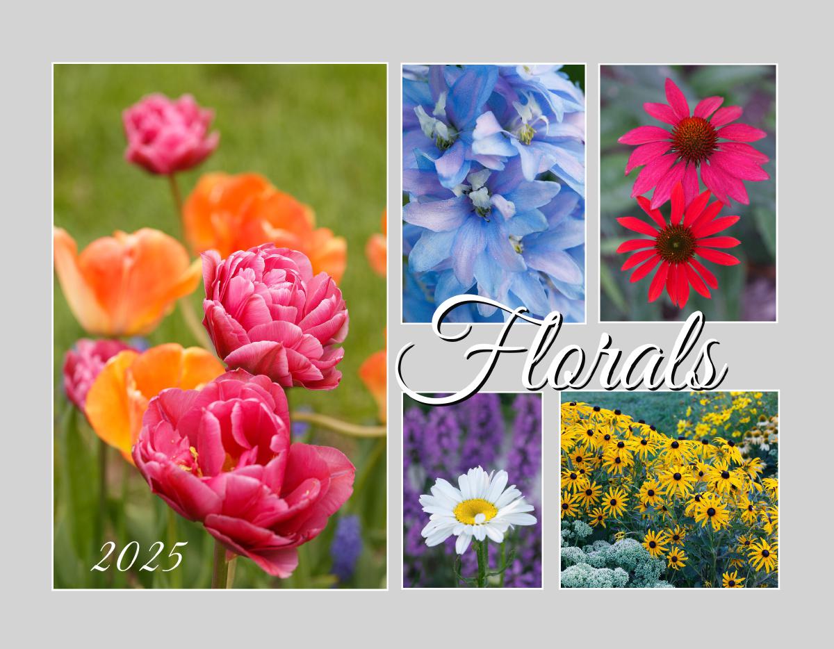 Florals 2025 Wall Calendar