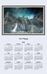 Alien World Poster calendar