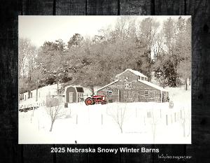 2025 Nebraska Snowy Winter Barns