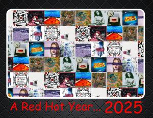 The RHCP Album cover calendar 2025