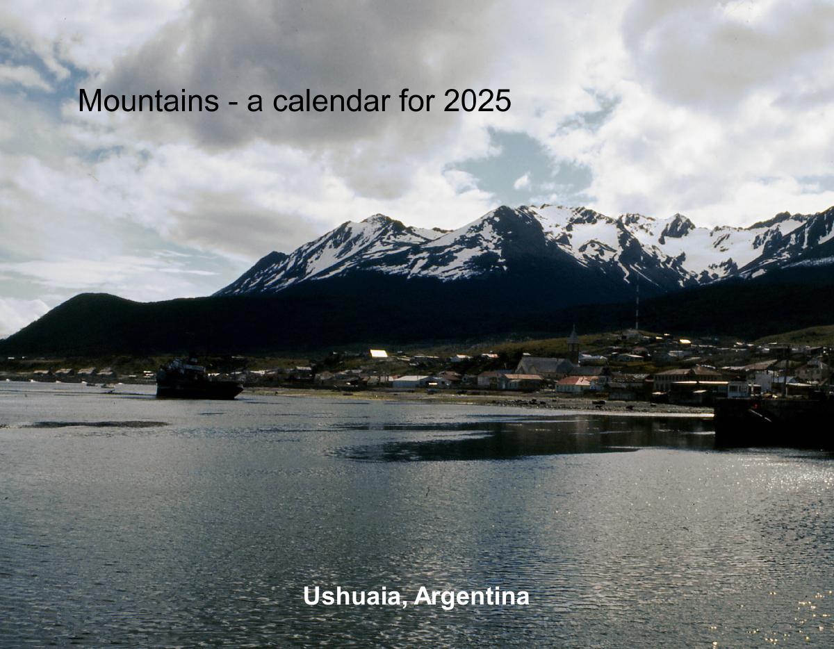 Mountains - a calendar for 2025