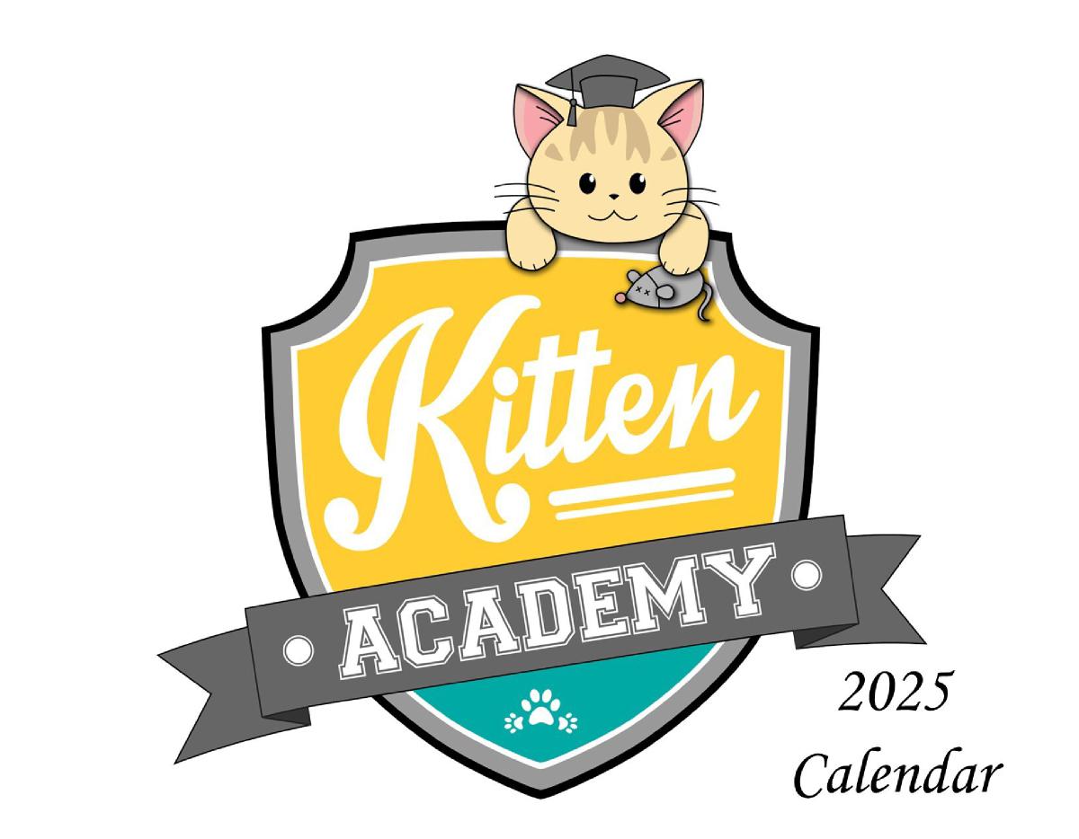 Kitten Academy 2025 Calendar