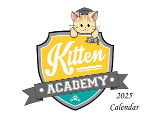 Kitten Academy 2025 Calendar