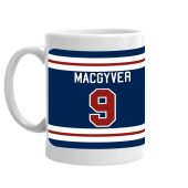 MacGyver Hockey Jersey Mug