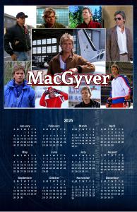 2025 MacGyver Calendar