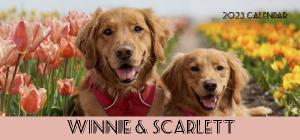 Winnie and Scarlett 2025 Desk Calendar