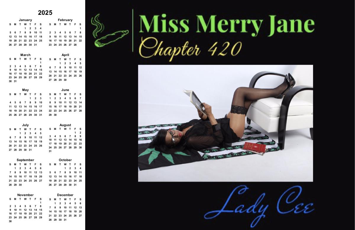 2025 Miss Merry Jane Poster Calendar