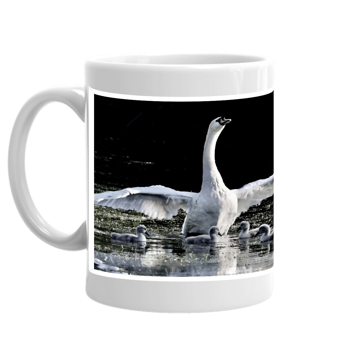 MOTHERS LOVE SWAN MUG