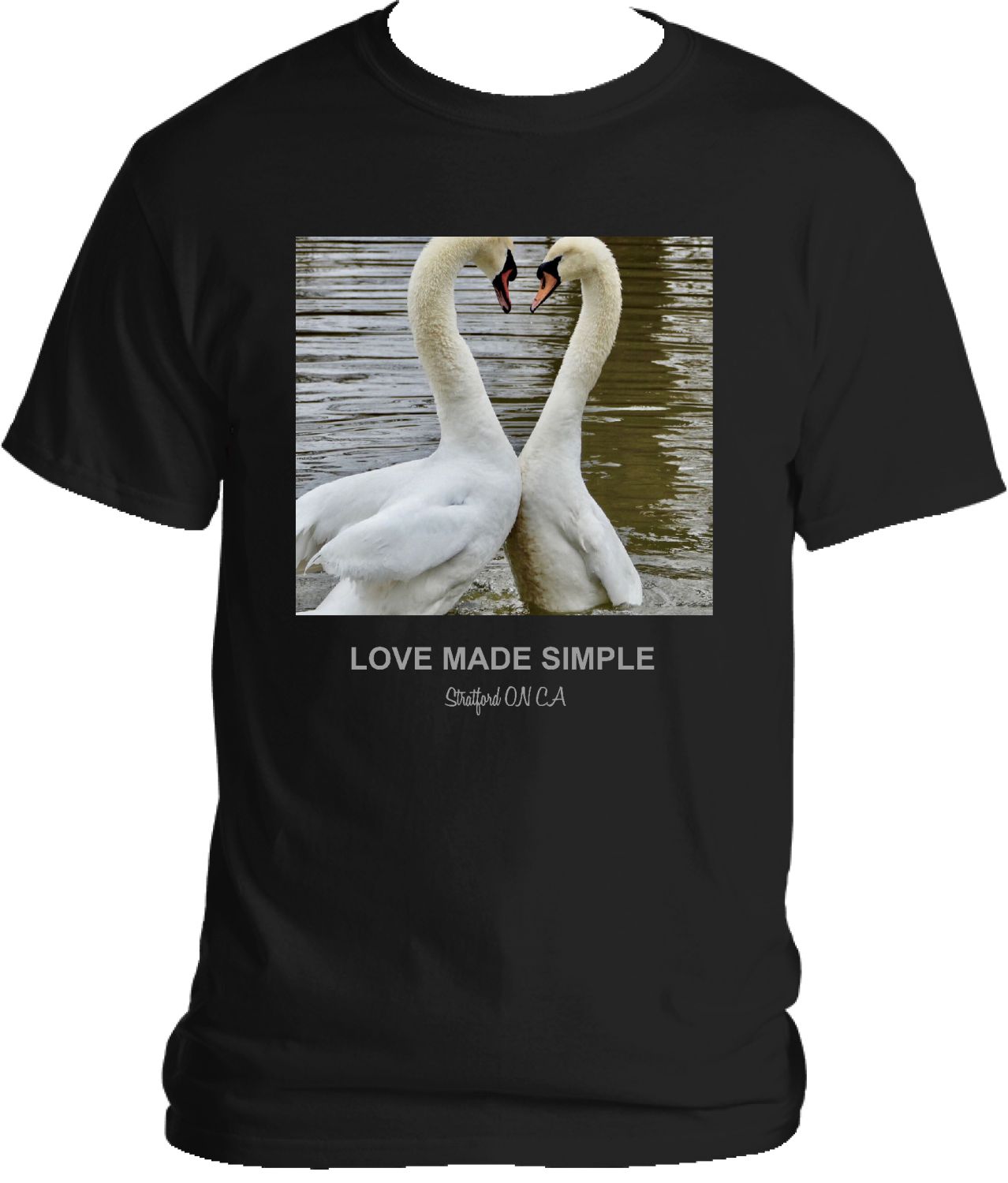 LOVE MADE SIMPLE SWAN T-SHIRT