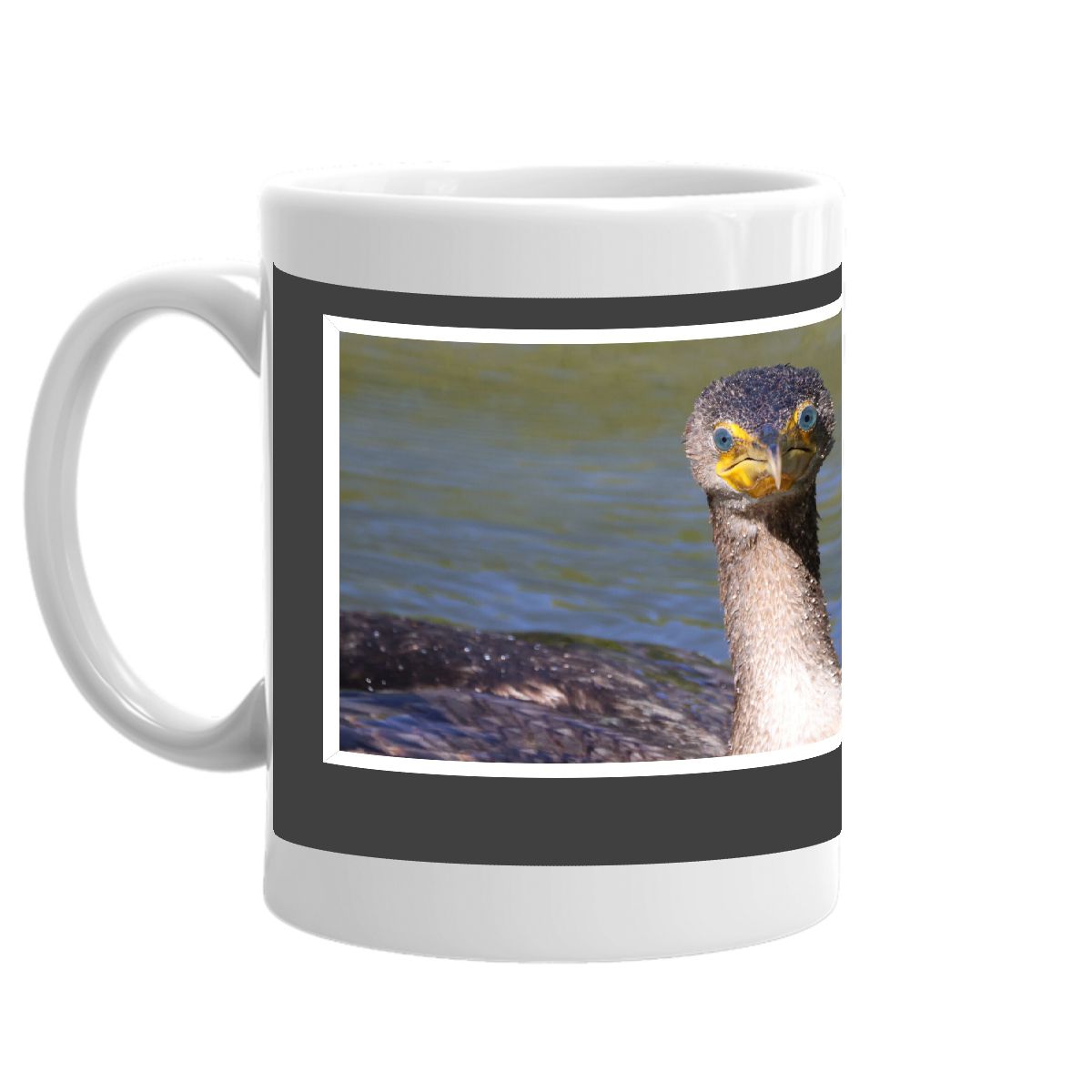 GLAD IM NOT A TURKEY CORMORANT MUG