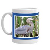 GREAT BLUE HERON RIVER MUG