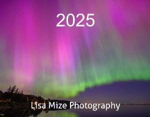 2025 Aurora Borealis Lisa Mize Photography Calenda