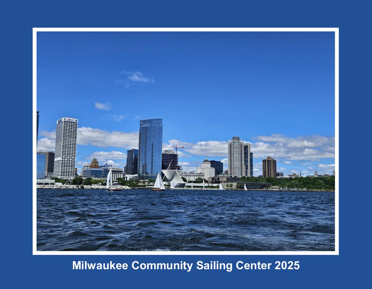 2025 Milwaukee Community Sailing Center calendar