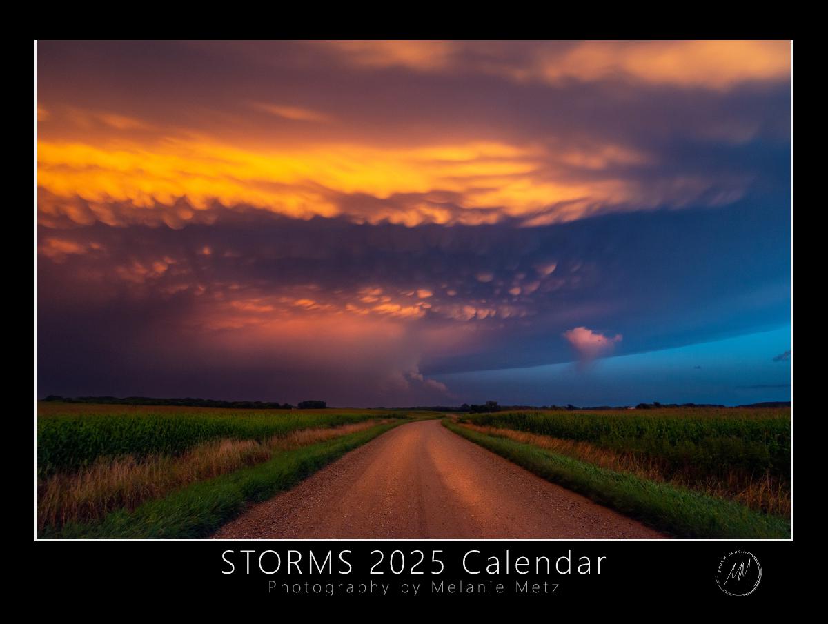 STORMS 2025 Calendar by Melanie Metz