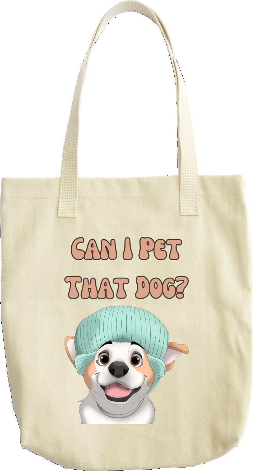 Nuggie's Tote Bag: Can I Pet That Dog